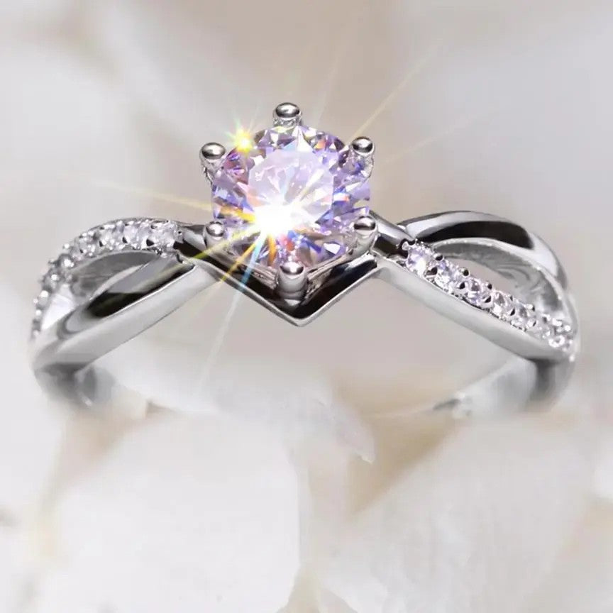 Geometric Criss Cross Ring