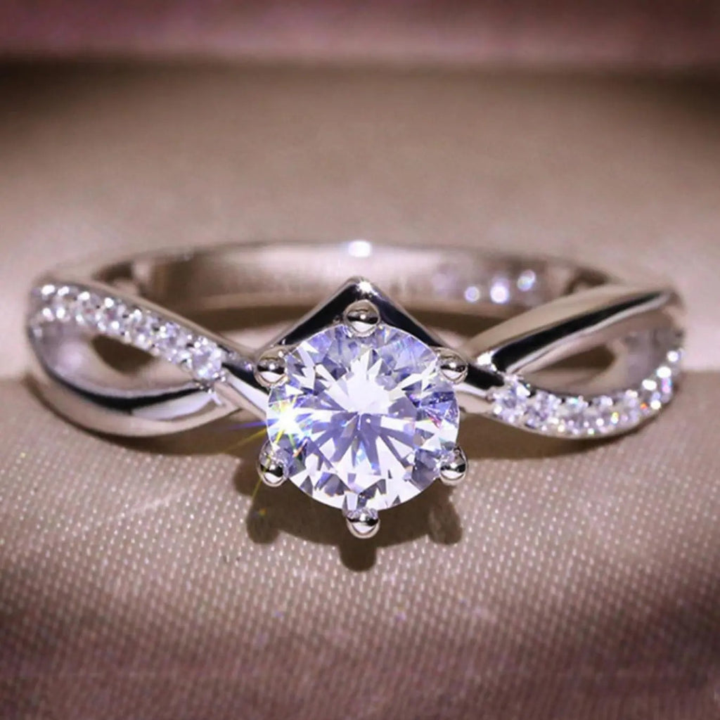 Geometric Criss Cross Ring