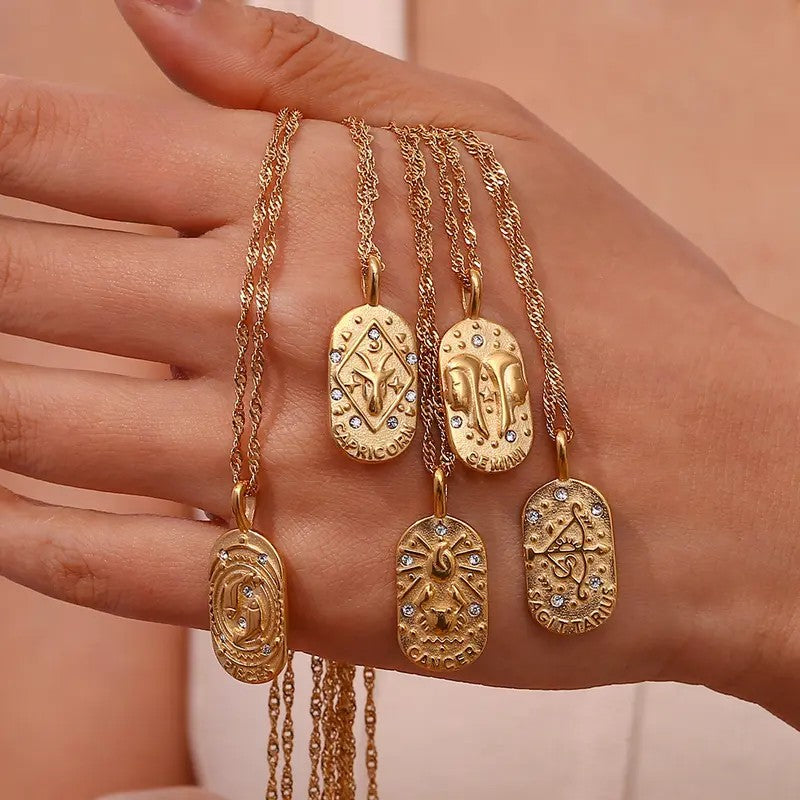 18k Vintage Constellation Necklace