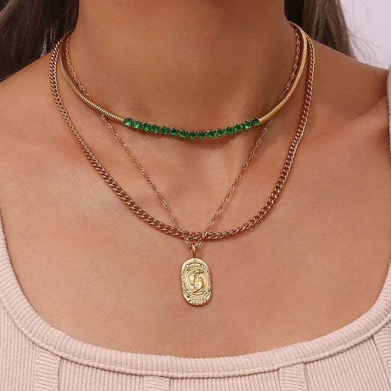 18k Vintage Constellation Necklace