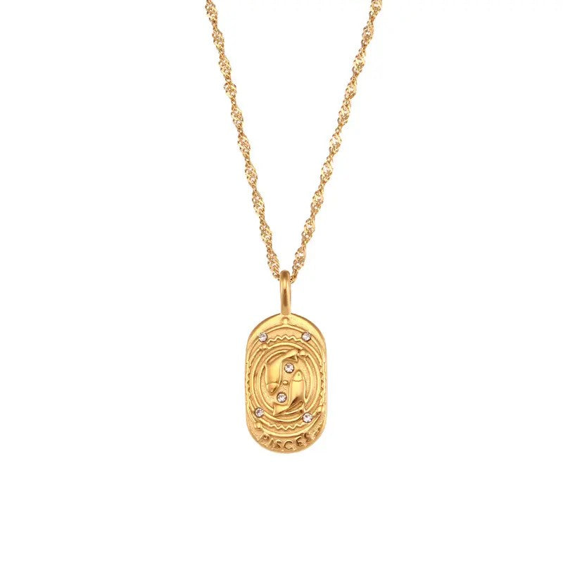 18k Vintage Constellation Necklace