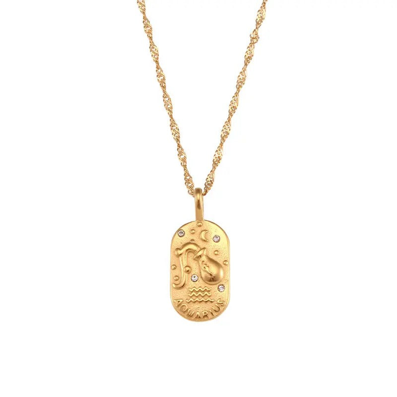 18k Vintage Constellation Necklace