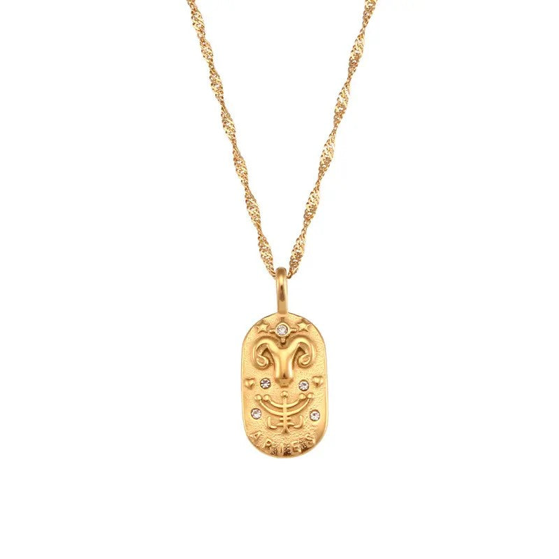 18k Vintage Constellation Necklace