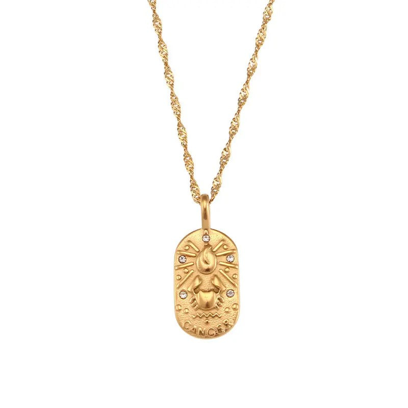 18k Vintage Constellation Necklace