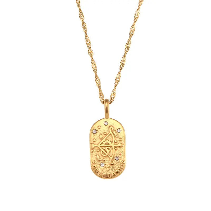 18k Vintage Constellation Necklace