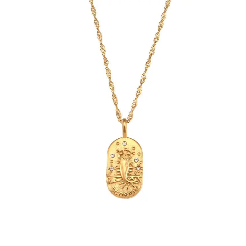 18k Vintage Constellation Necklace