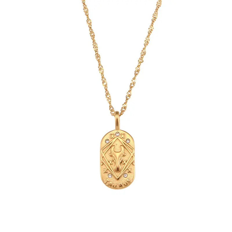 18k Vintage Constellation Necklace