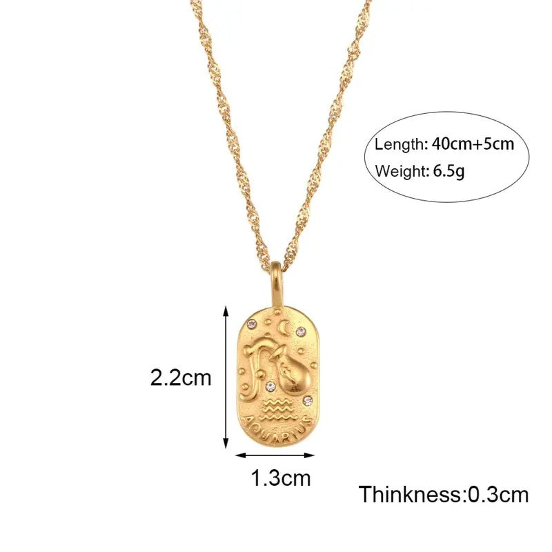 18k Vintage Constellation Necklace