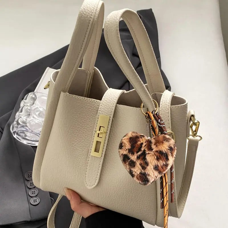 Elegant Textured Bucket Bag