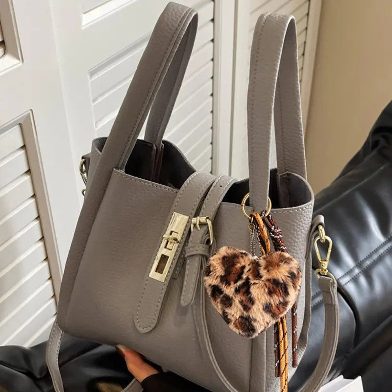 Elegant Textured Bucket Bag