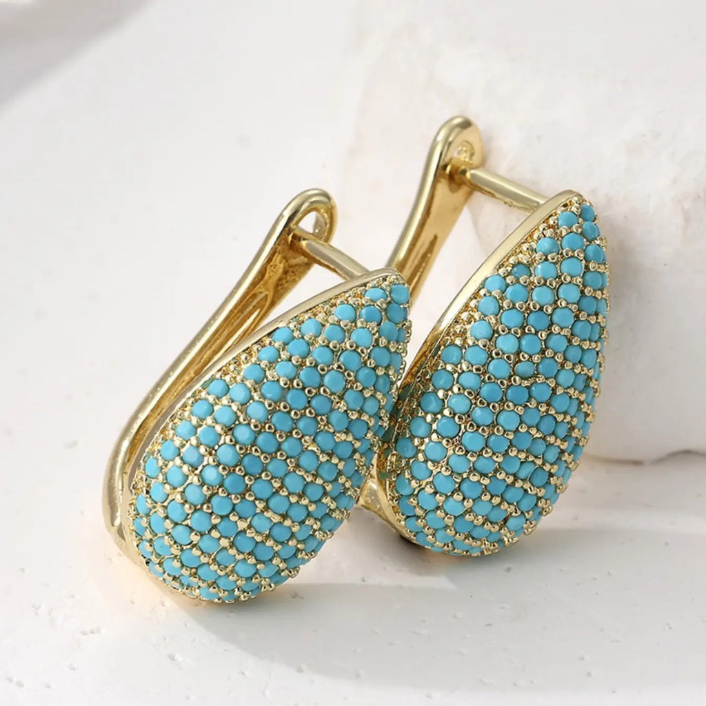 18k Boho Textured Hoop Earrings
