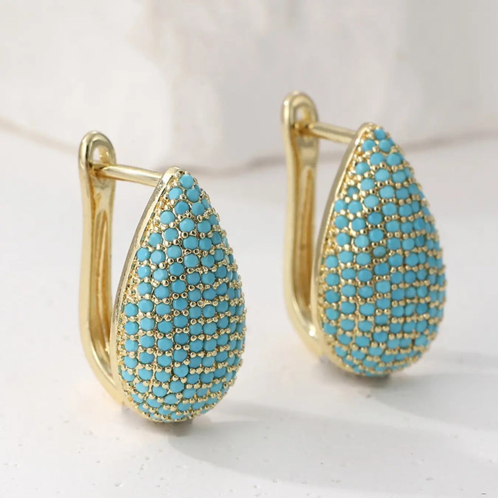 18k Boho Textured Hoop Earrings