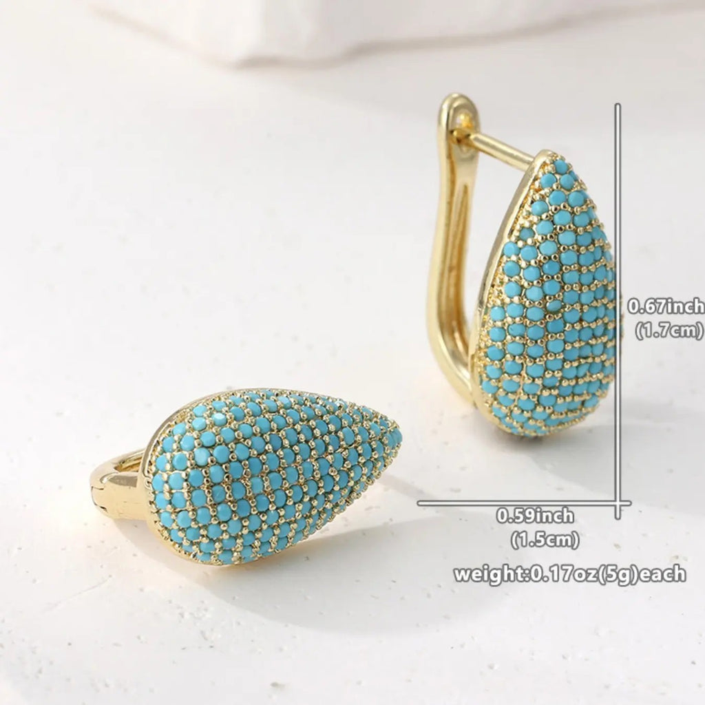 18k Boho Textured Hoop Earrings