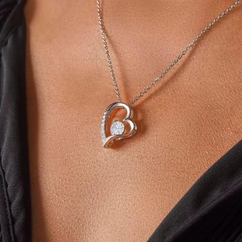Elegant Heart Pendant Necklace