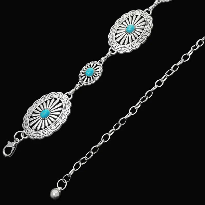 Boho Western Concho Waist Chain