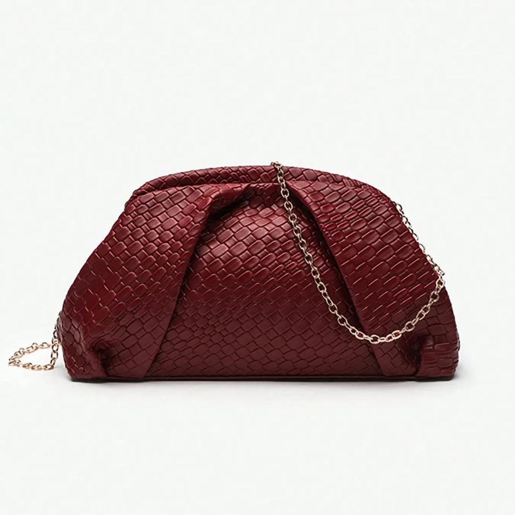 Elegant Snake Print Crossbody Bag