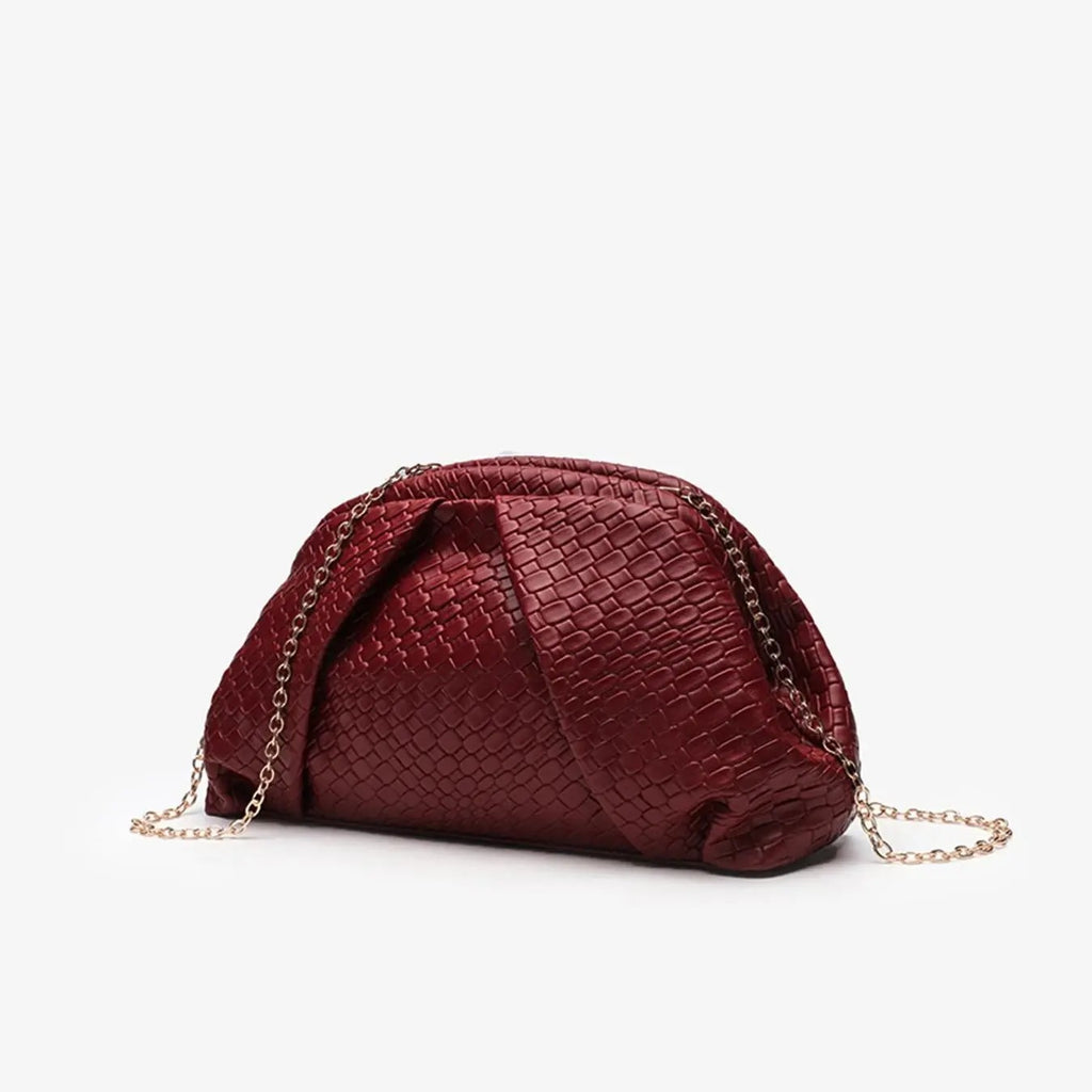 Elegant Snake Print Crossbody Bag