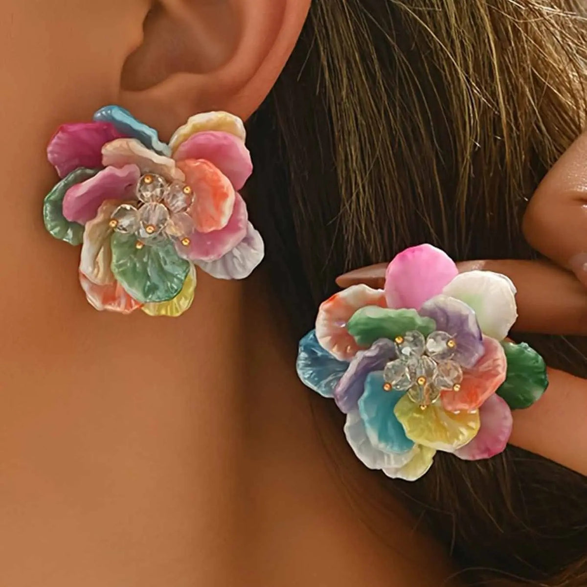 Boho Flower Earrings