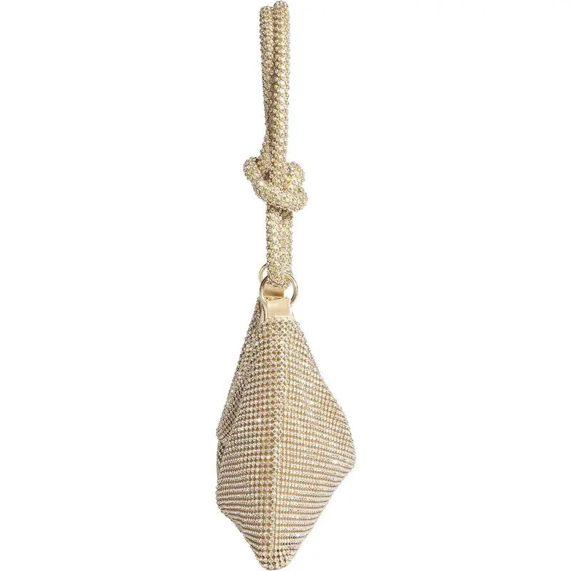 Elegant Rhinestone Hobo Bag
