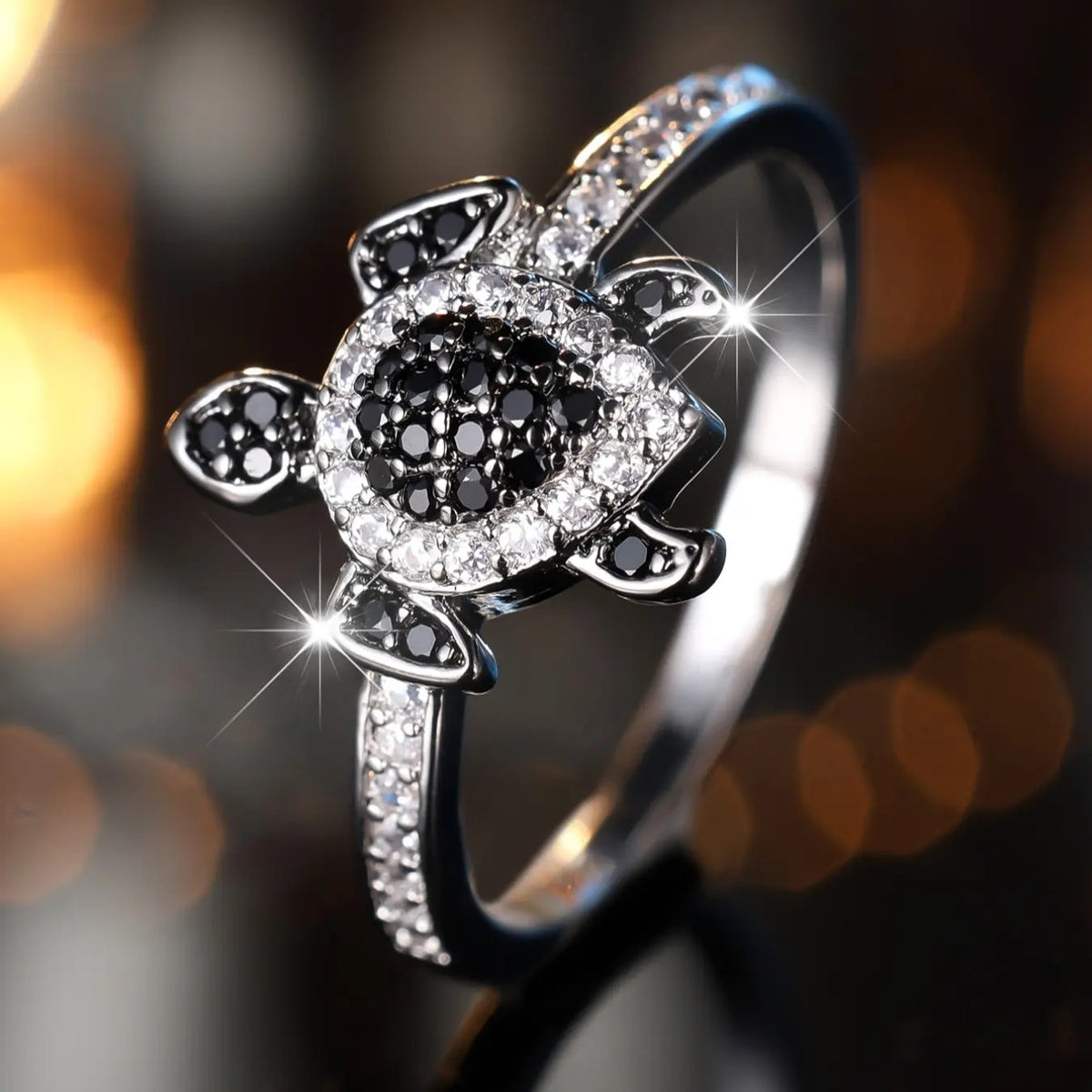 Dainty Turtle Ring