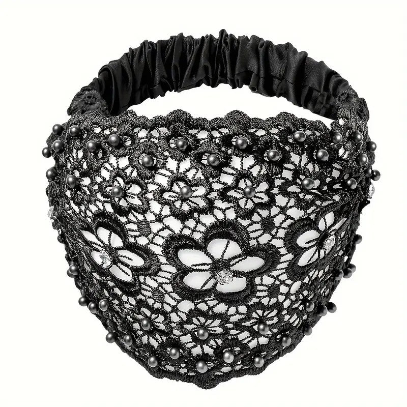 Vintage Floral Lace Headband