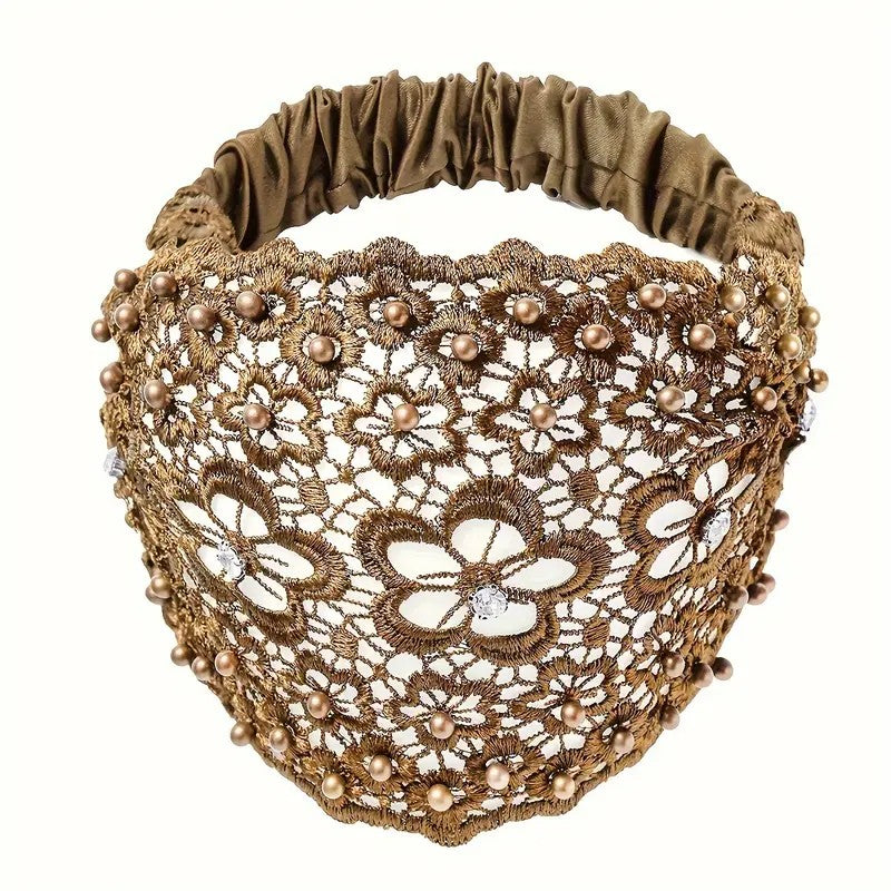 Vintage Floral Lace Headband