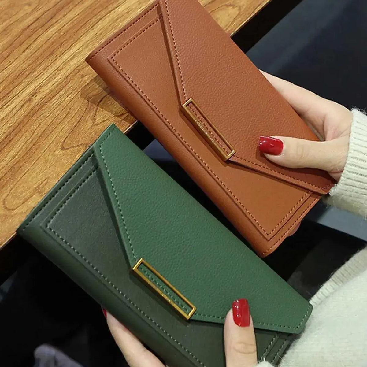 Elegant Envelope Long Wallet