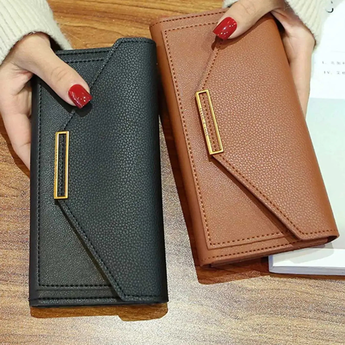 Elegant Envelope Long Wallet