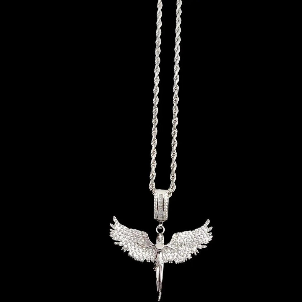 18k Angel Wings Necklace