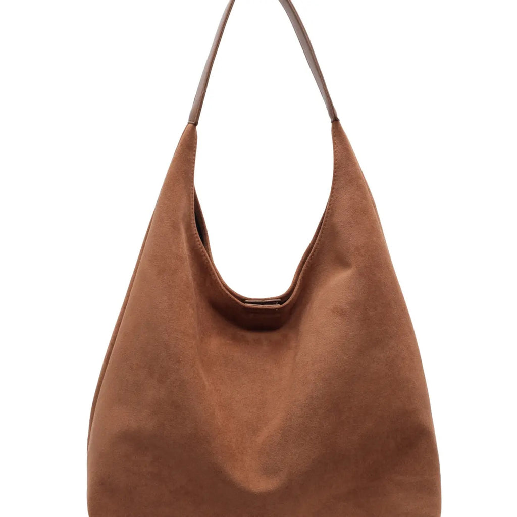 Suede Cherry Shoulder Bag