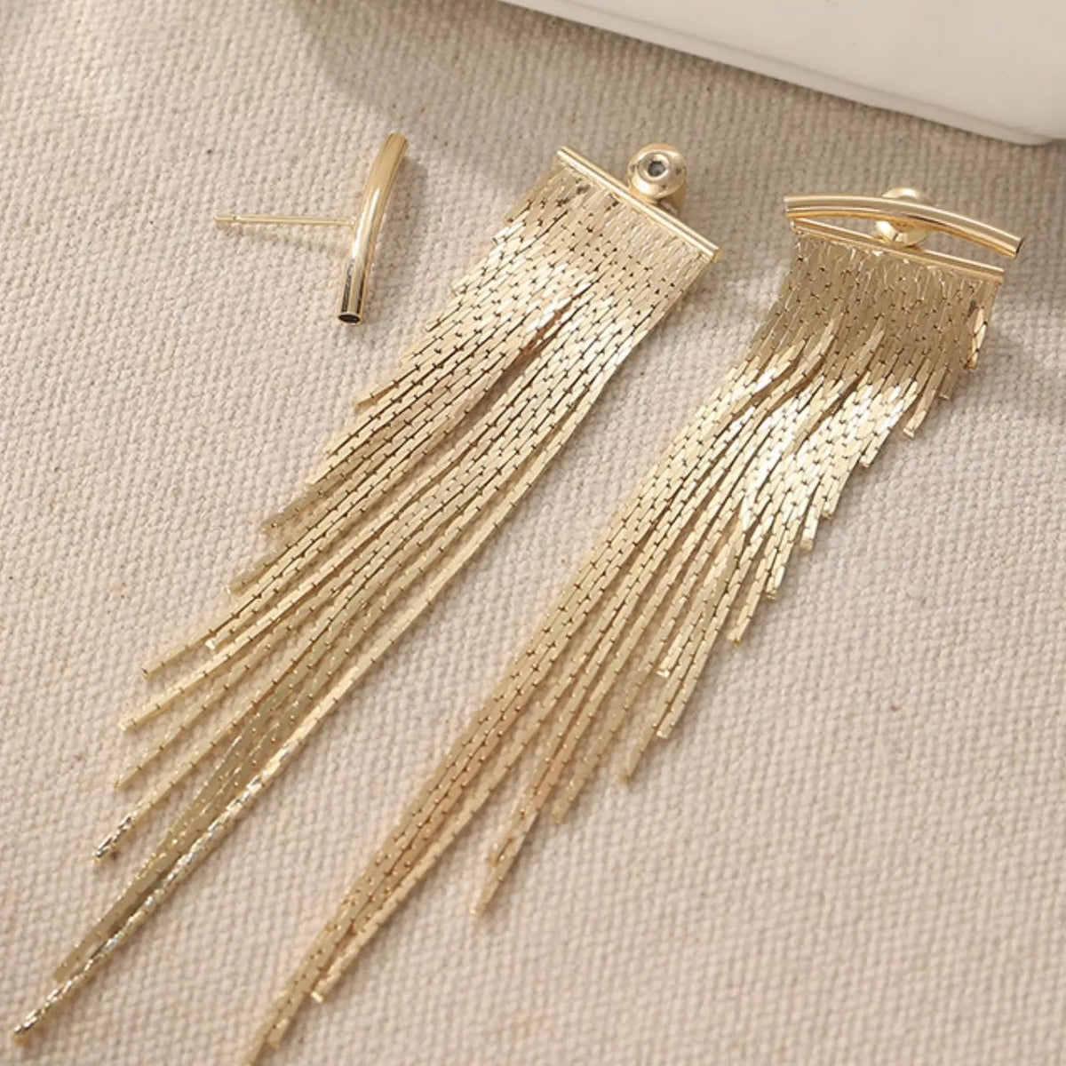 Boho Geometric Fringe Earrings