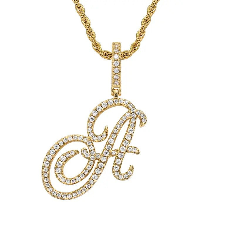 18k Elegant Initial R Necklace