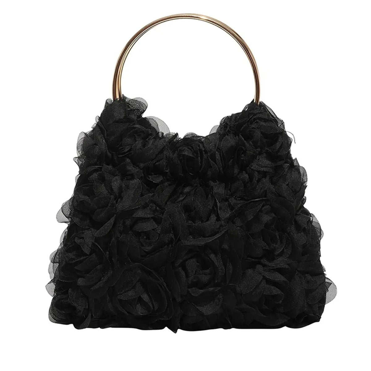Elegant Floral Rose Handbag
