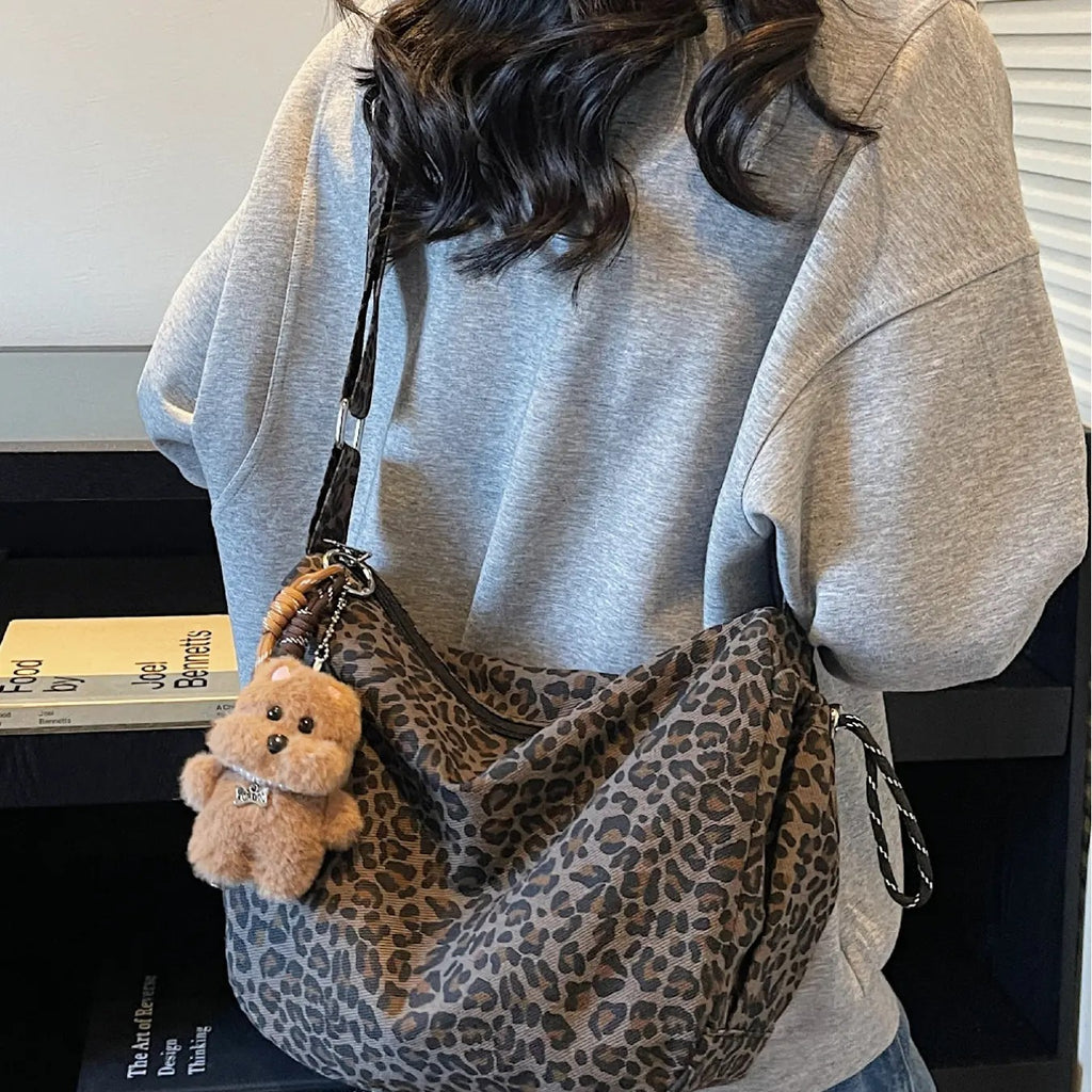 Leopard Print Crossbody Bag