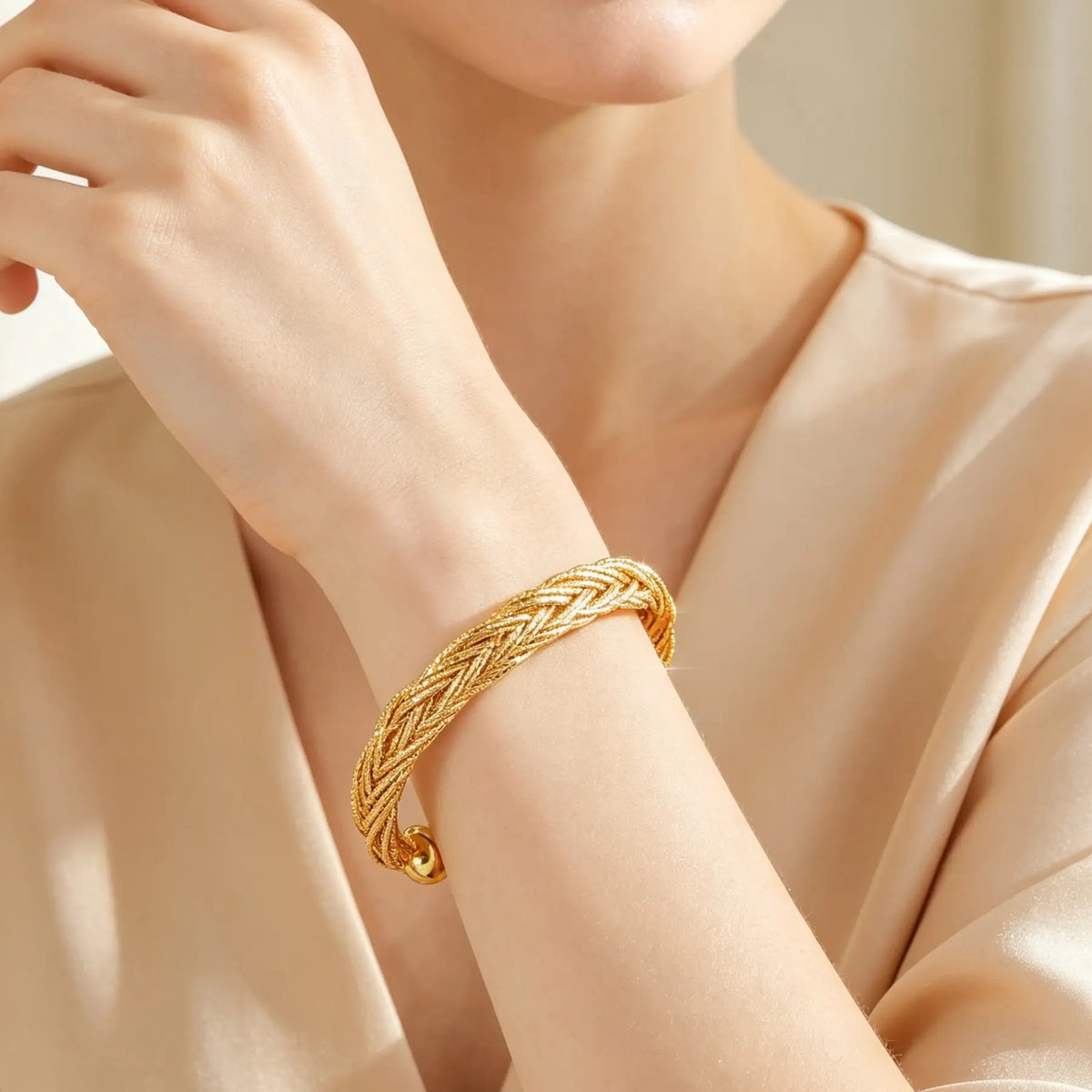 Textured Braided Cuff