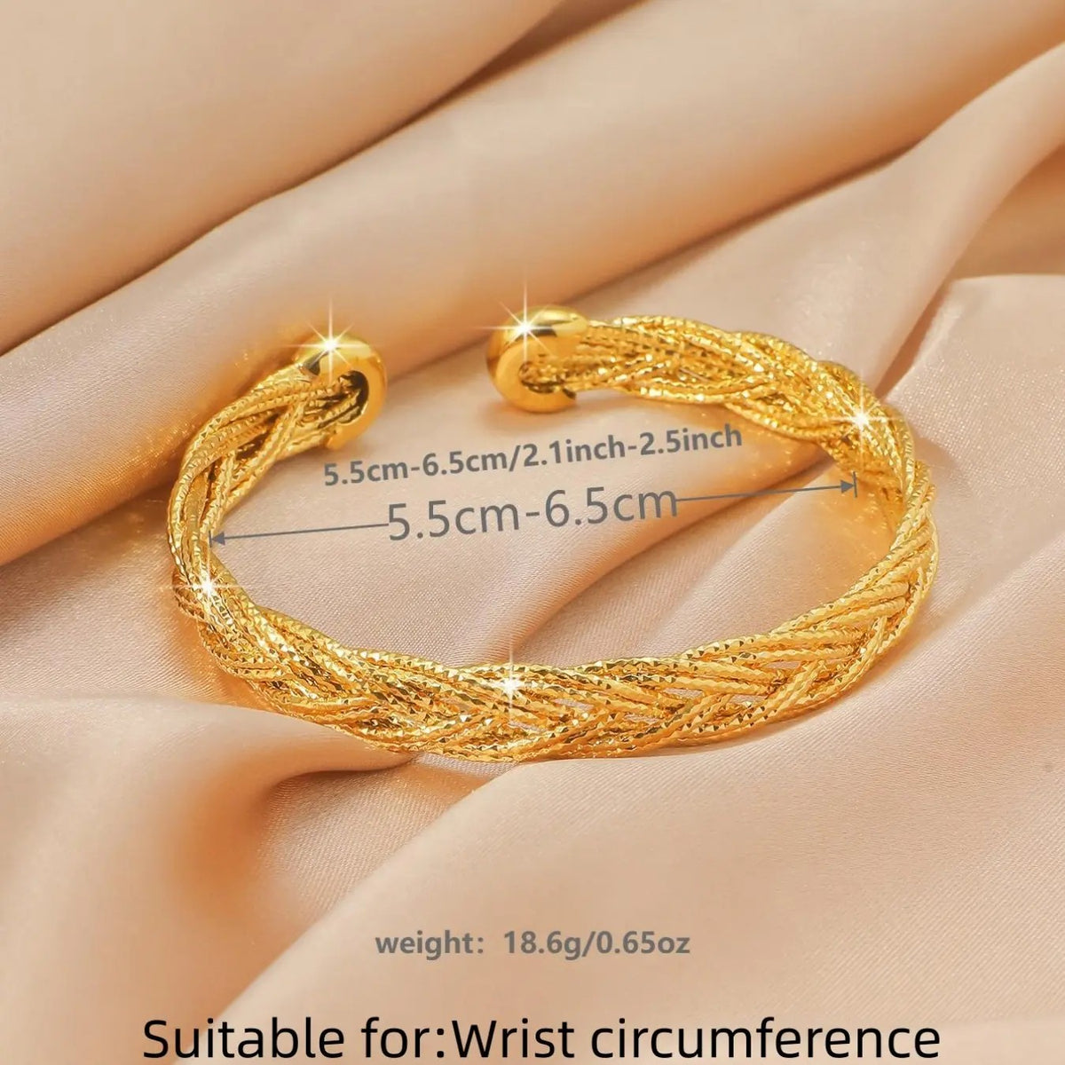 Textured Braided Cuff