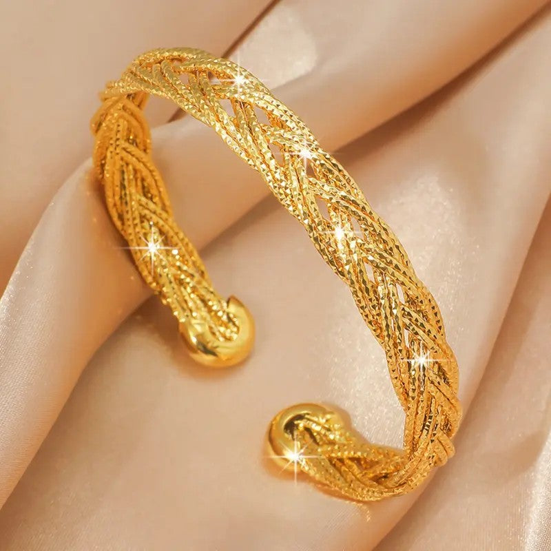 Textured Braided Cuff