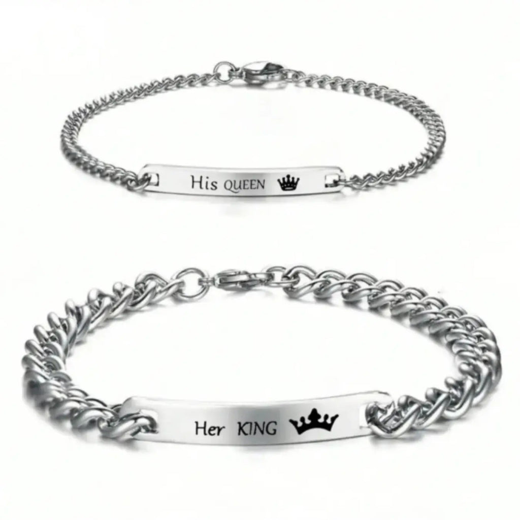 4PC Heart Couple Jewelry Set