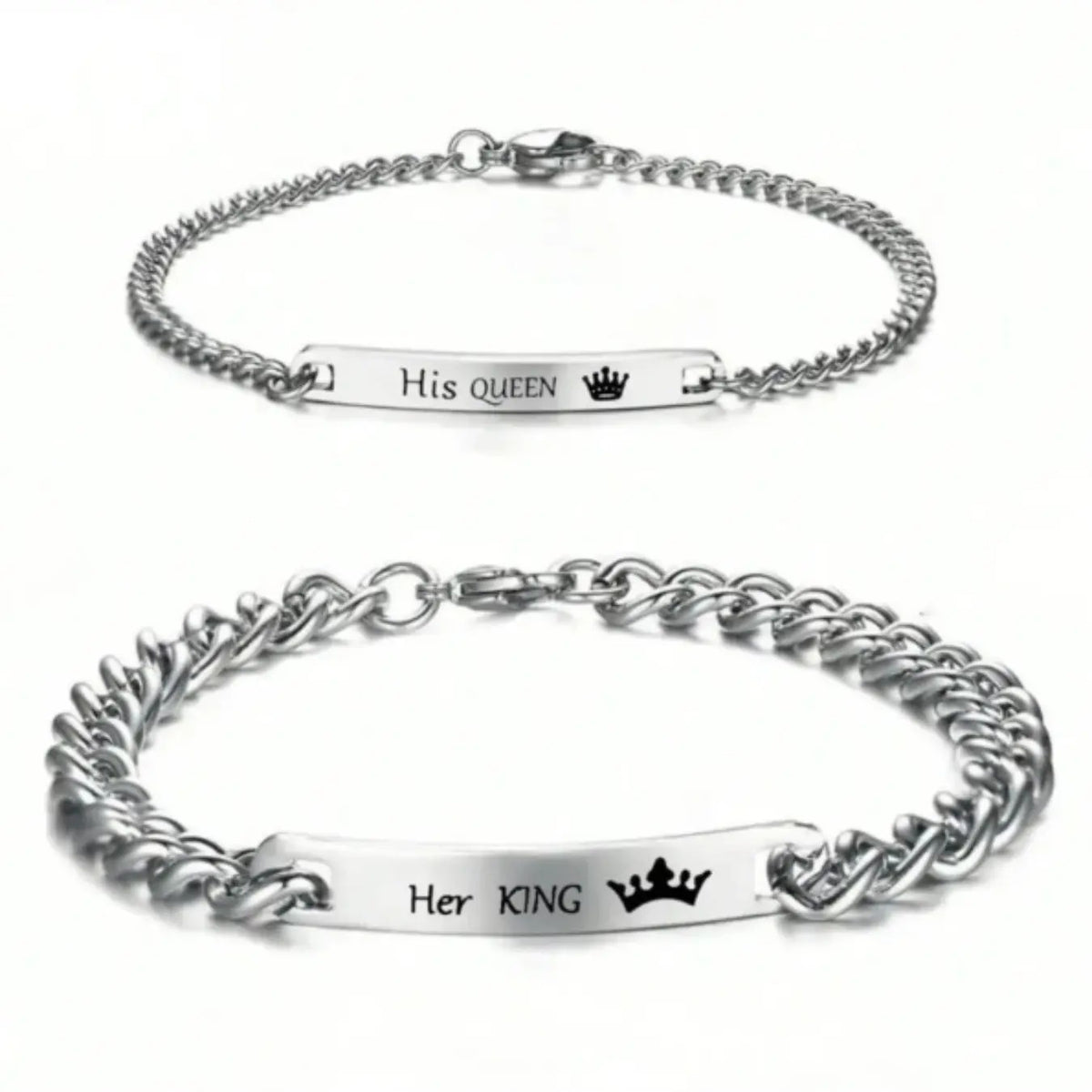 4PC Heart Couple Jewelry Set