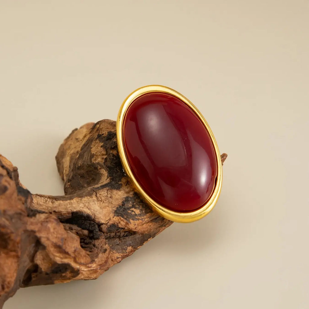 18k Elegant Oval Ring