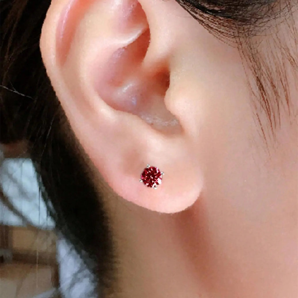 Elegant Heart Stud Earrings