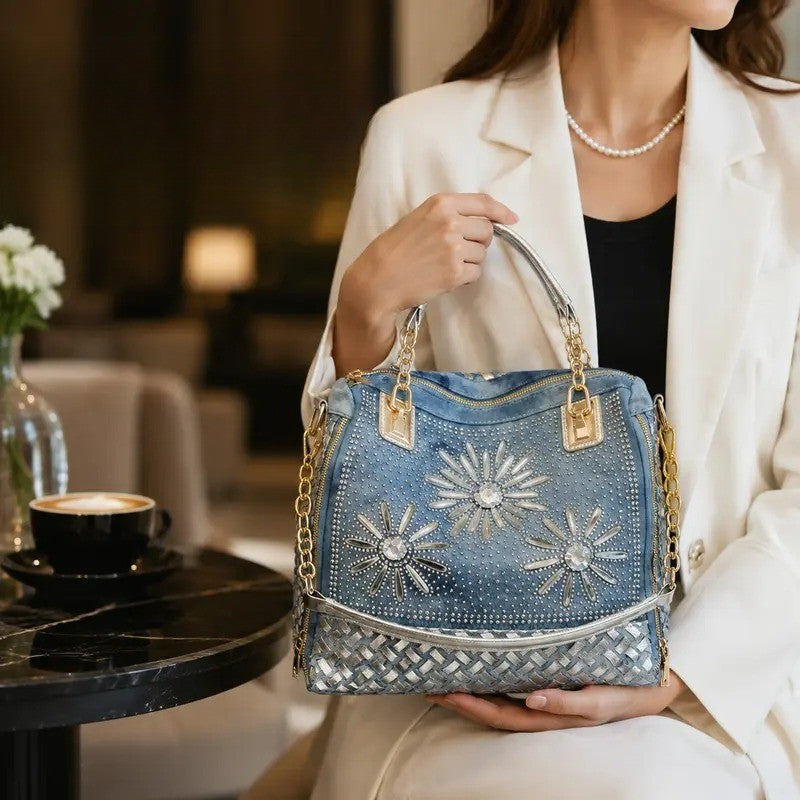 Elegant Woven Star Bag