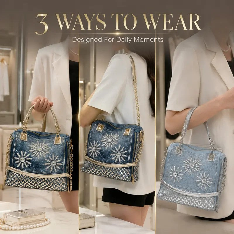 Elegant Woven Star Bag