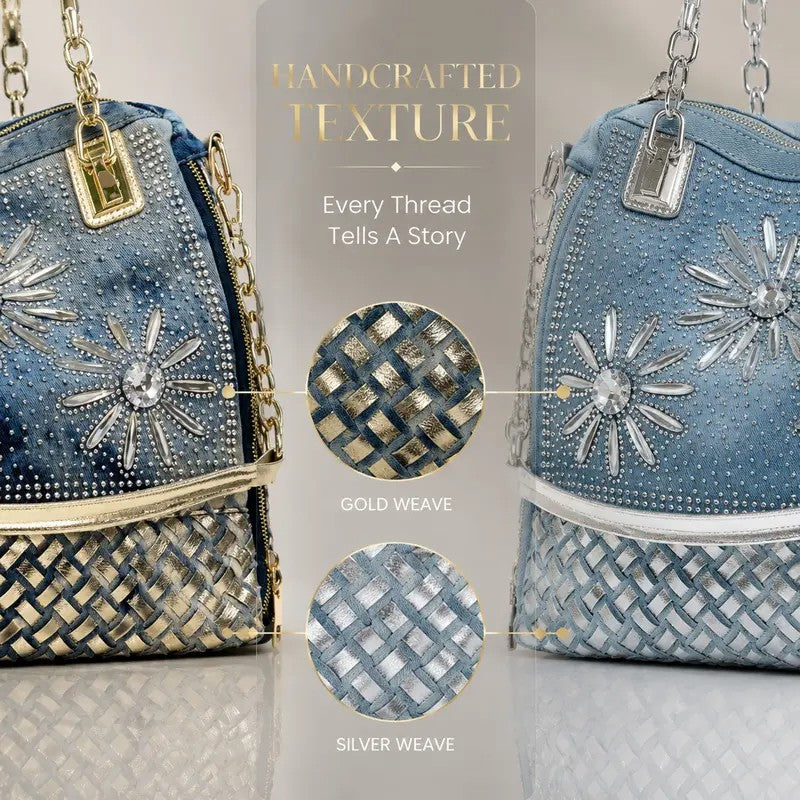 Elegant Woven Star Bag