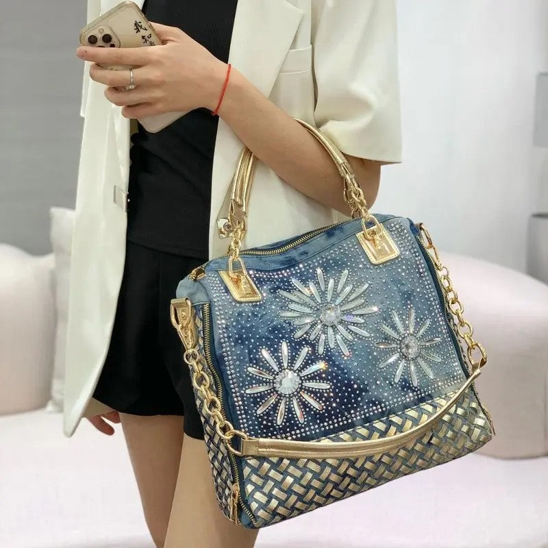 Elegant Woven Star Bag