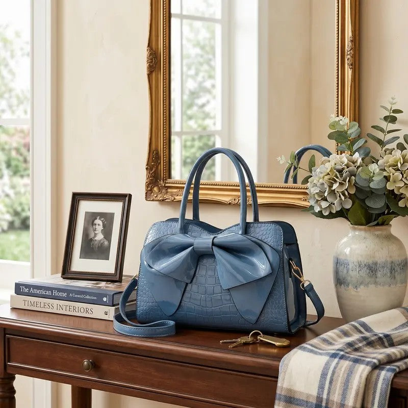 Elegant Bow Satchel
