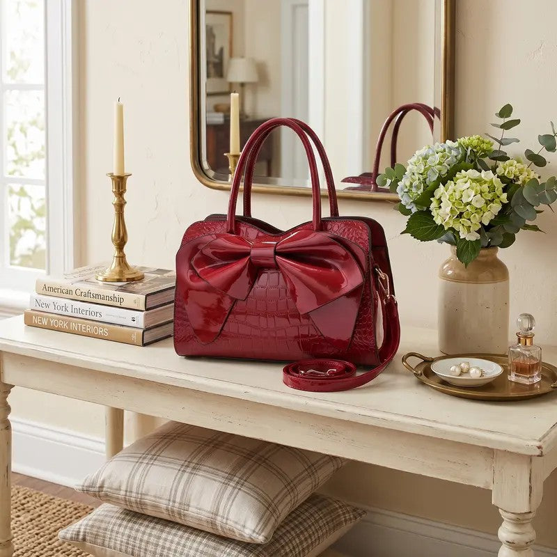 Elegant Bow Satchel