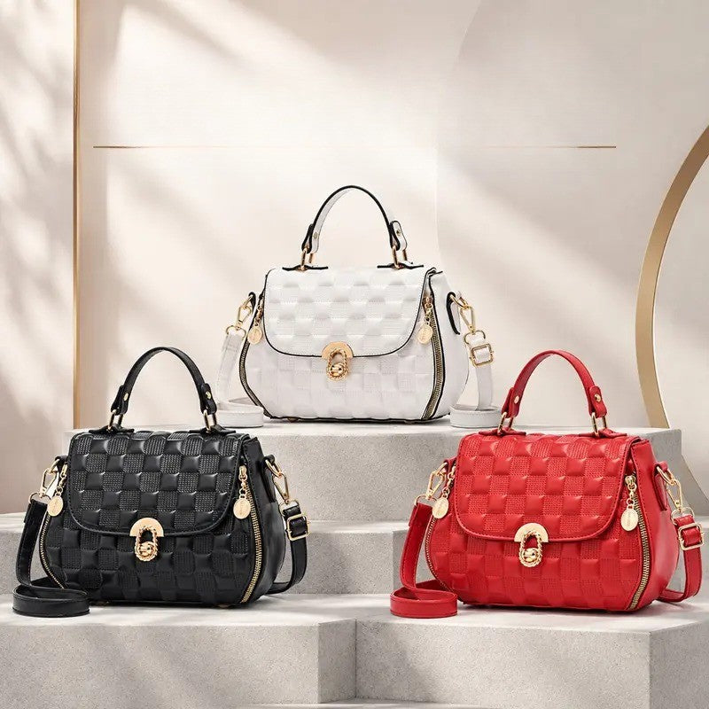 Elegant Woven Crossbody Bag