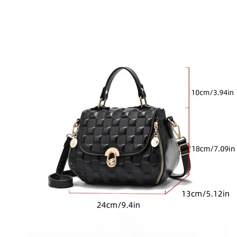 Elegant Woven Crossbody Bag