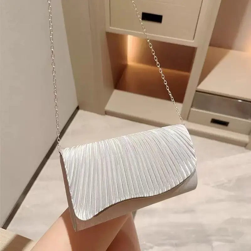 Elegant Pleated Clutch